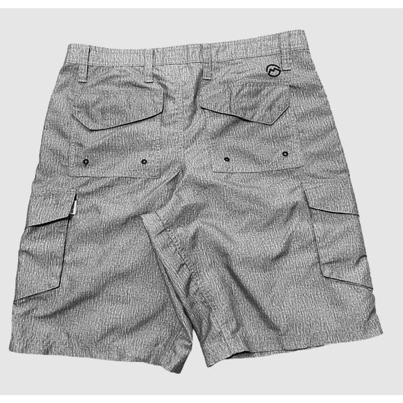 Magellan Outdoor men's gray cargo shorts size 30, pockets, water repellant - Picture 3 of 8